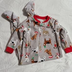 Carter's Christmas Dogs Footed Pajamas, 2T